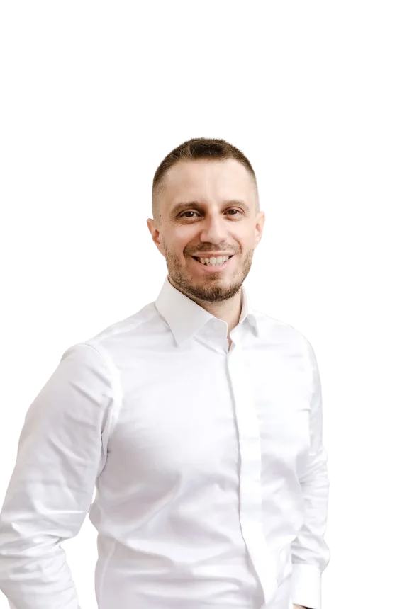 Portret Arkadiusza Zdziebko — konsultanta sprzedaży B2B