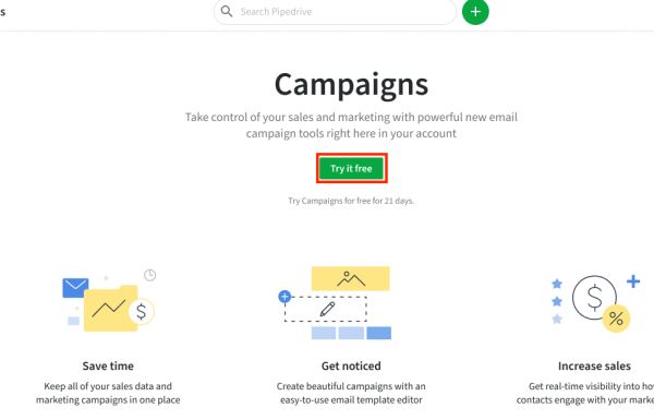 CRM Pipedrive - Campaigns